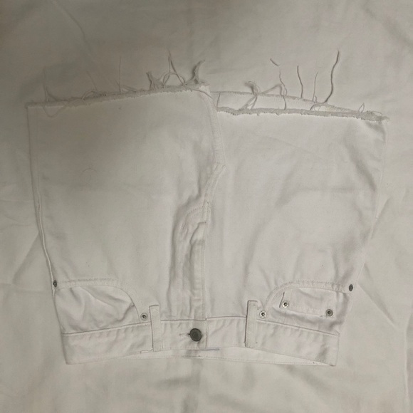 Aritzia -> TNA white denim skirt - Picture 2 of 4